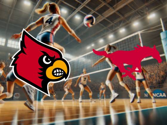 Louisville Cardinals at SMU Mustangs Womens Volleyball